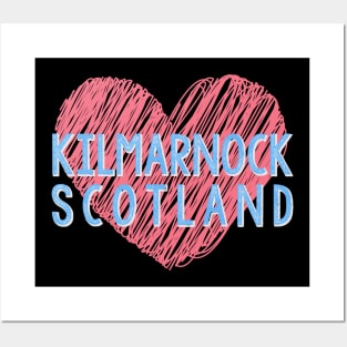 Kilmarnock Scotland Heart Posters and Art